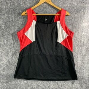 Tail Womens Paprika Red/Black/White Jinnie Tank W/Black Skort Tennis Size XL‎